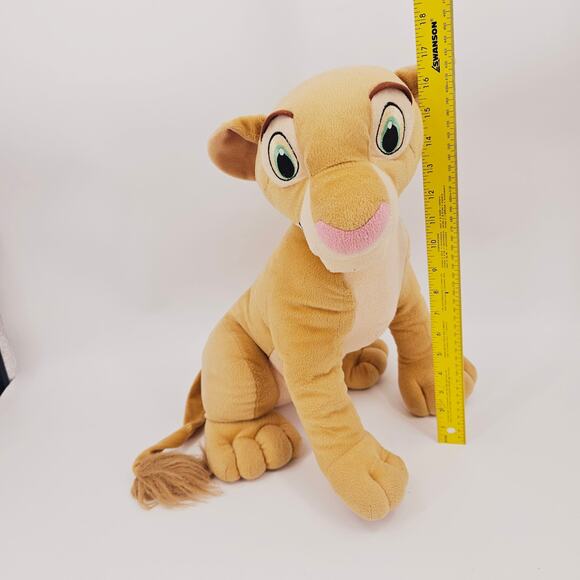 Y2K Disney Hasbro 2002 Adult Nala The Lion King Stuffed 18" Plush Seating Animal - Picture 2 of 7